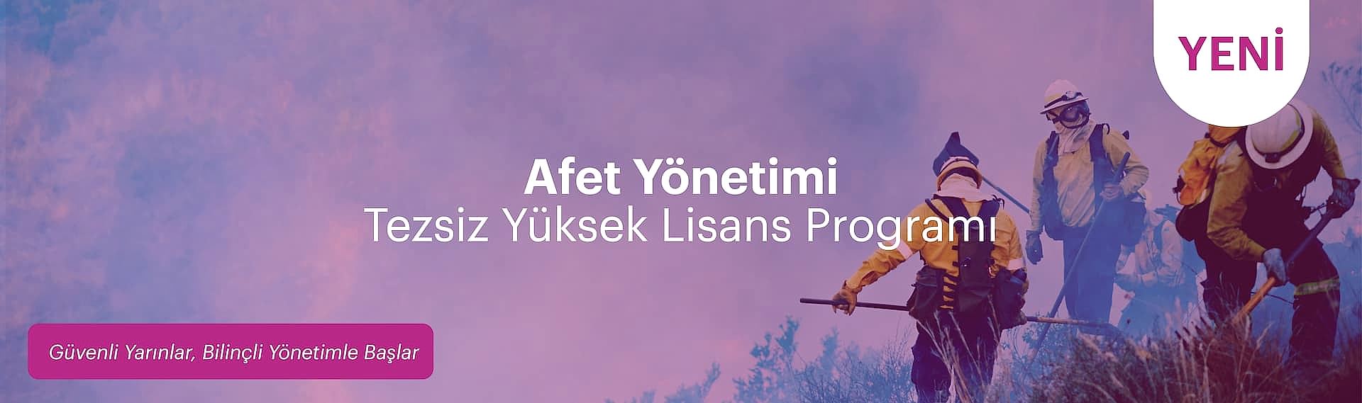 İstanbul Gedik Üniversitesi Lisansüstü Eğitim Afet Yönetimi Tezsiz