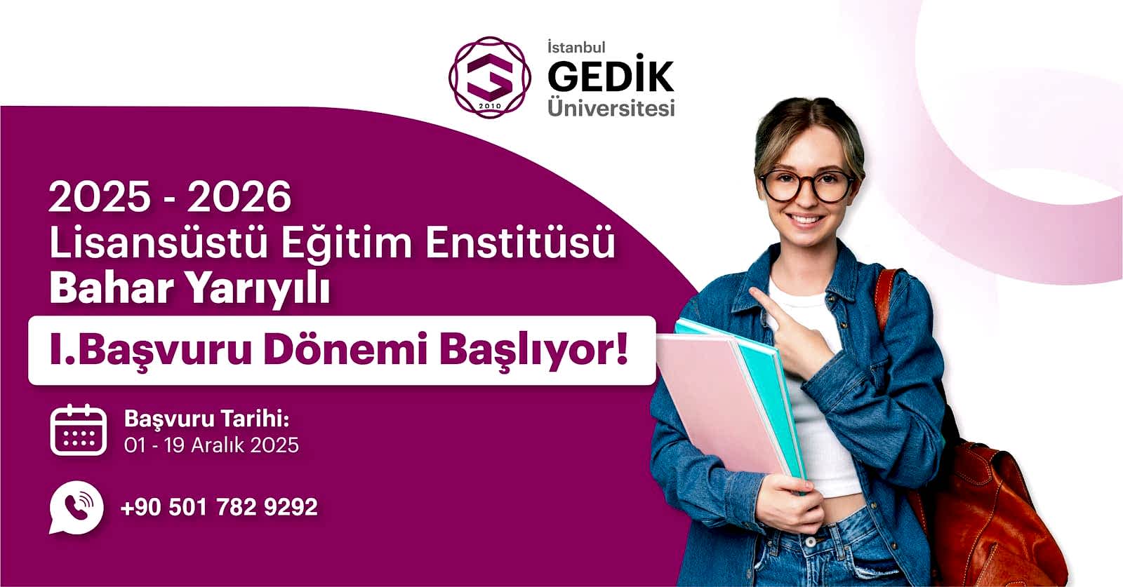 İstanbul Gedik Üniversitesi Enstitü Başvuruları