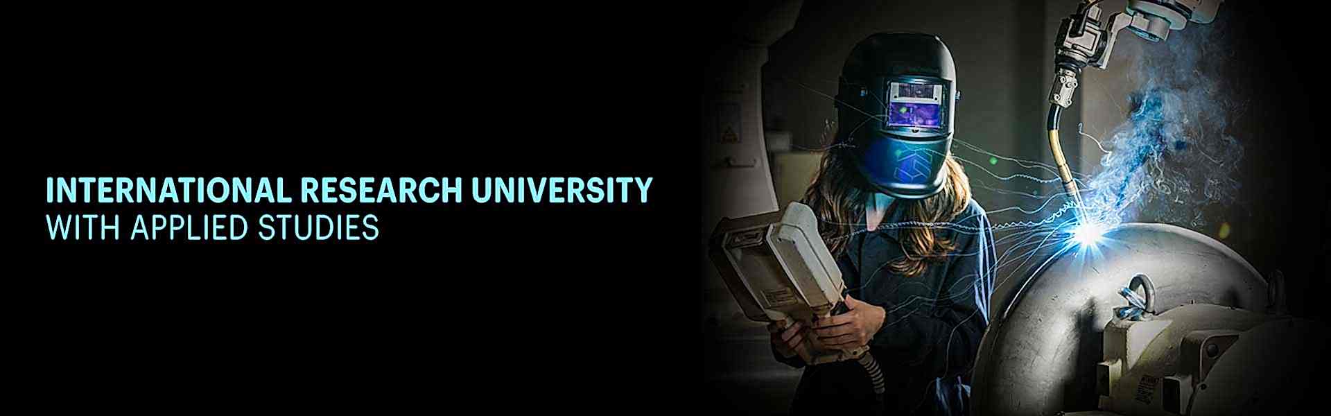 International research university with applied studies.