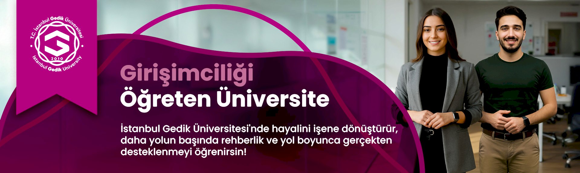 Girişimciliği Öğreten Üniversite Bannerı