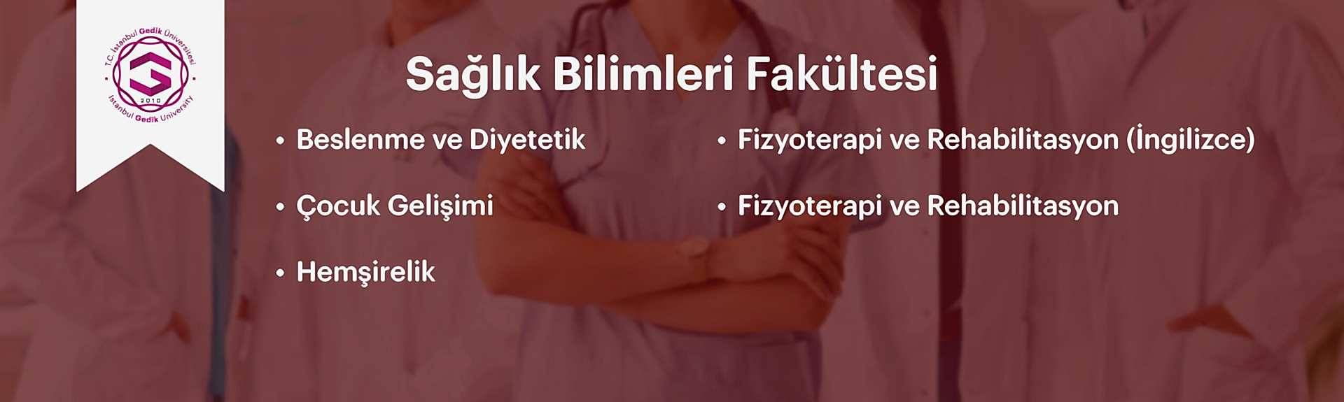 Sağlık Bilimleri Fakültesi Bannerı