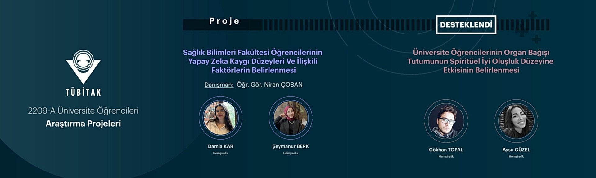 TÜBİTAK Proje Banner